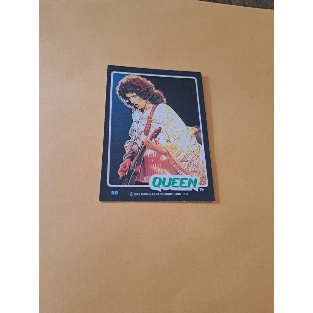 Vintage 1979 Raincloud Productions Queen Trading Card #58 Rock Band Memorabilia